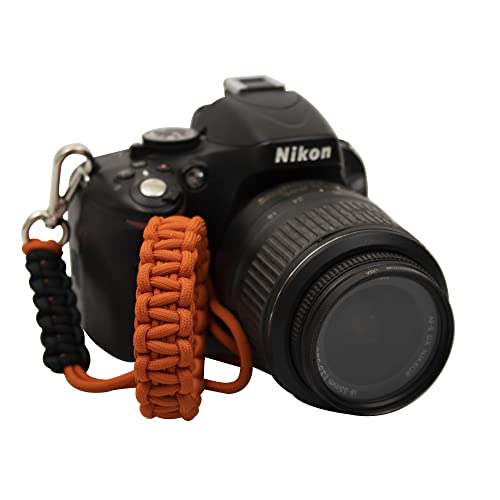 Image of Paracord Wrist | Camera Strap for Robust Hand Grip To Hold All DSLR Camera | Heavy gear | Binocular -Alloy camera strap
