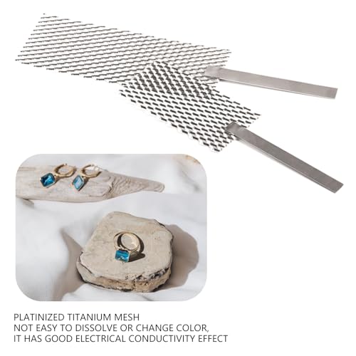 Herramienta de electroformado de joyería con diseño resistente de titanio 3