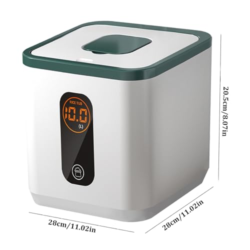 Boîte de rangement de riz étanche 10L aux finitions durables - 4