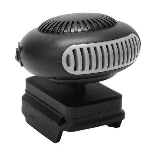 Small Space Heater 170W Portable Electric Heater 2 Temperature Settings Quiet Operating 18V Battery Powered for BL1815 BL1820 BL1530 BL1840 BL1850 BL1860