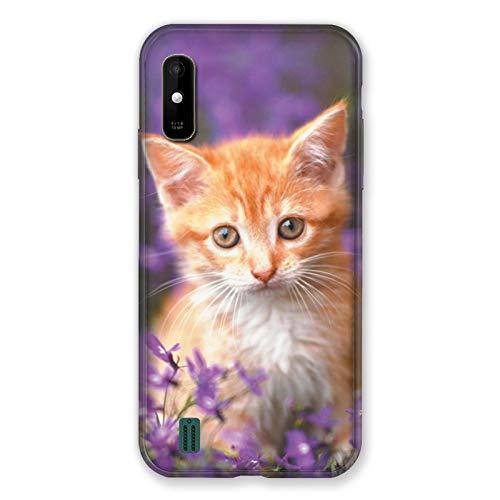 Amahousse - Cover per Wiko Y81, motivo: gatto