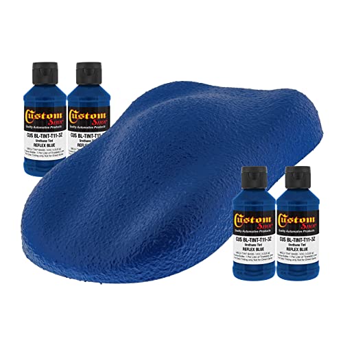 Image of Custom Coat 3 Ounce, Reflex Blue, Bed Liner Tint Concentrate, 4 Pack
