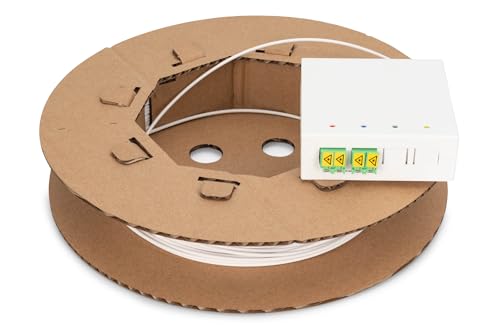 Boîtier FTTH pré-assemblé avec câble 50m pour connecter toute la maison