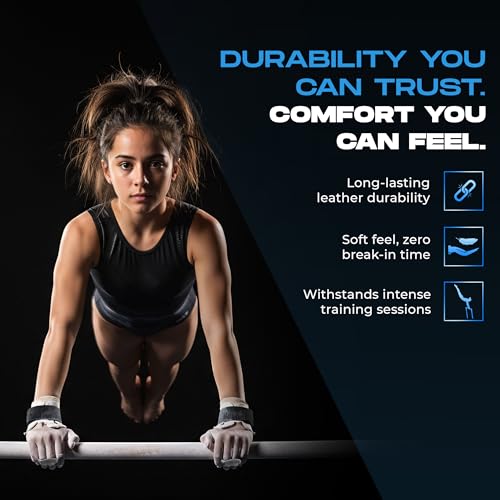 Image of Gibson Athletic Just Right Uneven Bar Gymanstic Leather Grips for Girls USA