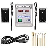 Kailund Dental Electric Wax Carver with 6 Interchangeable Tips, Dual-Pen Electric Waxing Carving Adjustable Temperature 122-392°F for Dental Engraving, Model Casting and Wax Sculpting