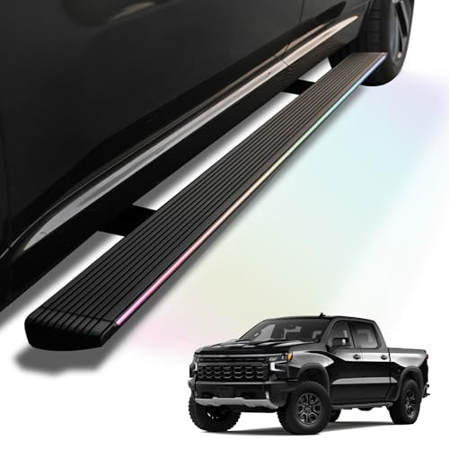 Estribos con luces LED para Chevy Silverado 1500 2500 miniatura 1