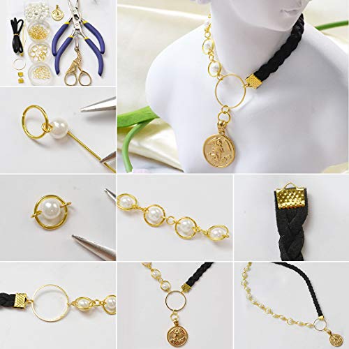 Pandahall 50Pcs Brass O Linking Rings 20mm Bezel Charm Loops for Earrings Necklaces Bracelets Creations Resin DIY (Golden) by PH PandaHall - Used condition - Image 4