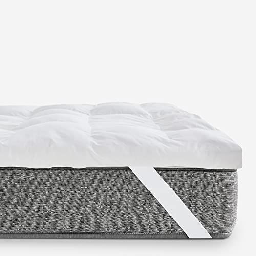 Pikolin Home - Topper Microfibra Antialérgico 5 cm | 150x190 | Sobrecolchón | Cubrecolchón | Colchoncillo | contra Ácaros, Bacterias y Moho | Osaka