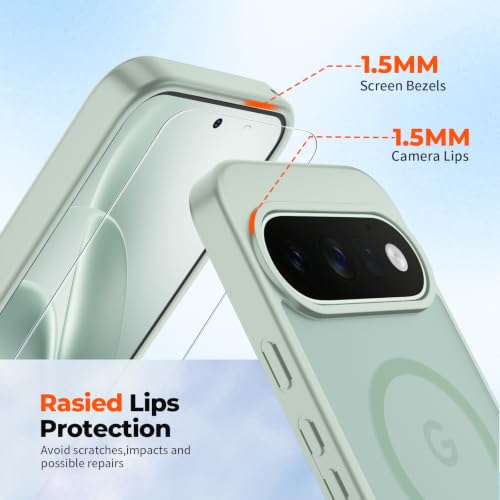 Image of SUPFINE Magnetic for Google Pixel 11 Pro Case - Light Green