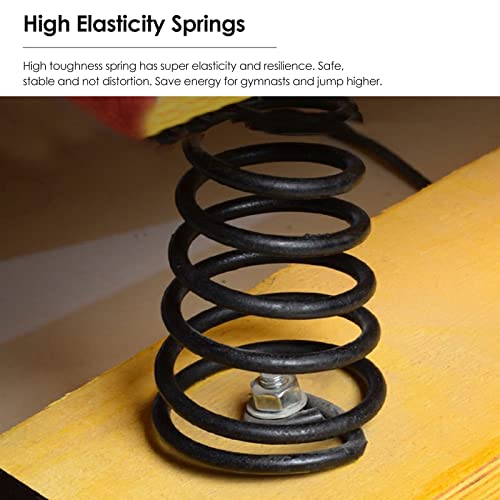 Traversa Elastica per Ginnastica Resistente, Traversata Elastica per Ginnastica - Tavoletta Elastica Curva Portatile per Principianti - Attrezzatura di Allenamento Rinforzata per Centri di g