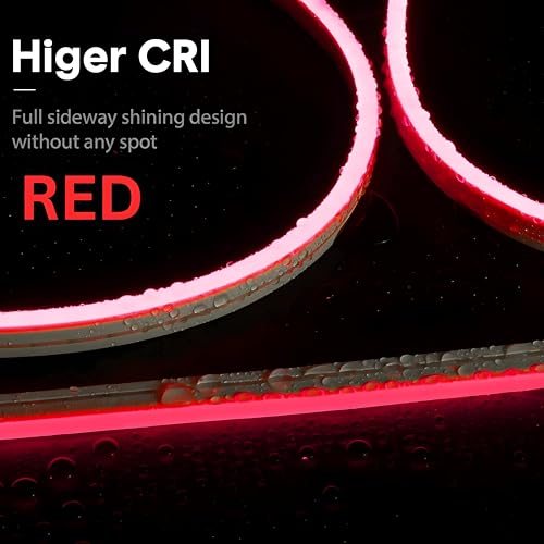 Image of HEADLY 16.4 Feet LED Neon Strip Lights, with 12V Adapter, Waterproof IP65, Silicone Flexible Rope Light for Home Wall Decor | Neon Lights | 5 Meter |