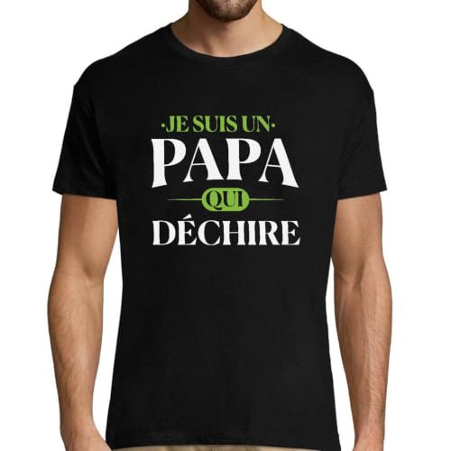 T-shirt homme papa rigolo pour célébrer la fierté paternelle