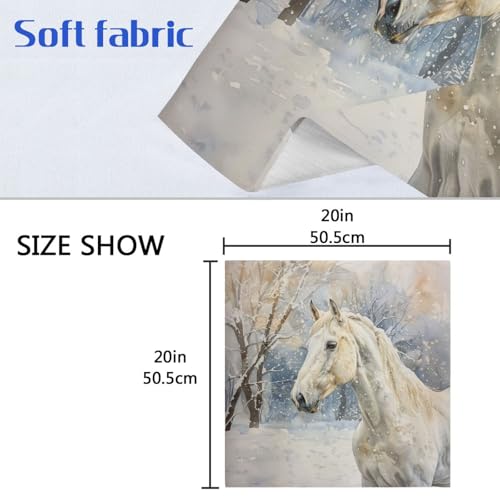Servilletas de Tela Winter Forest Multicolor x6 miniatura 6