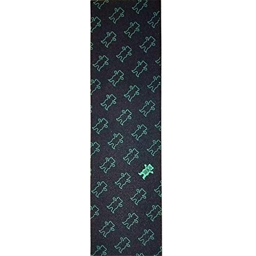 #NA Grip Tape for Skateboard,9" x 33" Skateboard Grip Tape Sheets, Grip Tape Skateboard, Skateboard Grip Tape Sheet, Grip Tape for Skateboards, Black (Green Bear)
