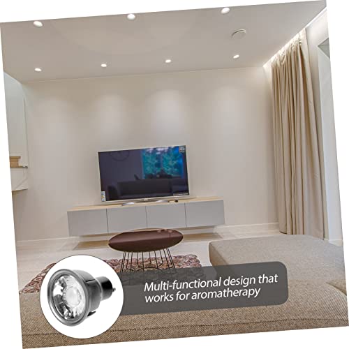 OSALADI 2pcs Aromatherapy Melting Wax Lamp Wax Melt Burner Bulb Candle Burner Bulb Wax Light Bulb Candle Warmer Lamp Bulb Wax Melt Bulbs Led Gu10 Bulbs Aluminum Scented Wax Heater