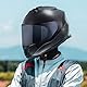 Helmvisier für FF328/FF353/FF800,Motorradhelm Visier,Motorrad Windschutz Helm Objektiv Visier Vollgesichts,Motorradhelm Zubehör Ersatz (Schwarz)