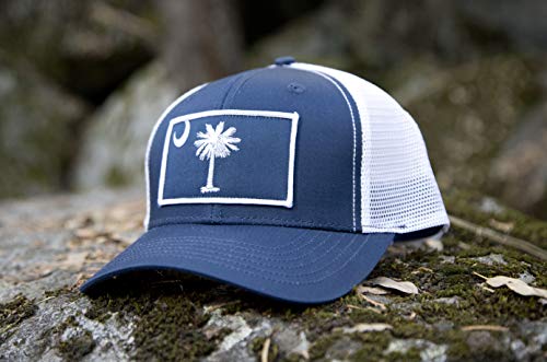 Image of International Tie State Hat for Men and Women, Adjustable Snapback Trucker Baseball Cap with Embroidered Patch