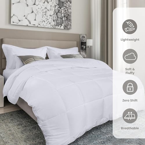 Nórdico de microfibra Utopia Bedding 220x230 cm tacto pluma con relleno siliconado cama 135 o 150 4