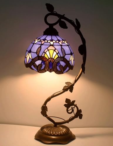 Five liters 8 Zoll Home Supplies Buntglas-handgefertigte Tiffany-Vintage-nachttischlampen Für Wohnzimmer Schlafzimmer Und Lounge lampenschirm (TF-TWTD-C)