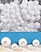 Craft Styrofoam Balls (80 Pieces) for DIY Crafting and Decoration by My Toy House | 4 Sizes, White Color