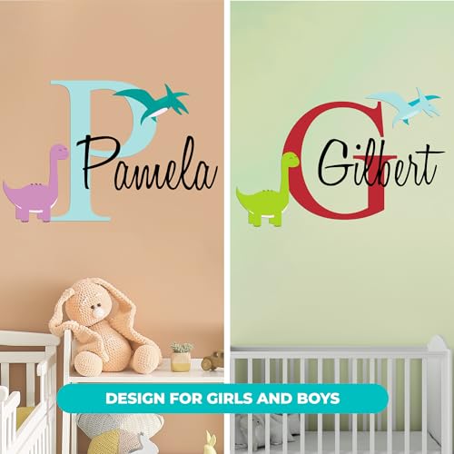 Vinilo Decorativo Dinosaurio Personalizado 22" x 18" miniatura 6