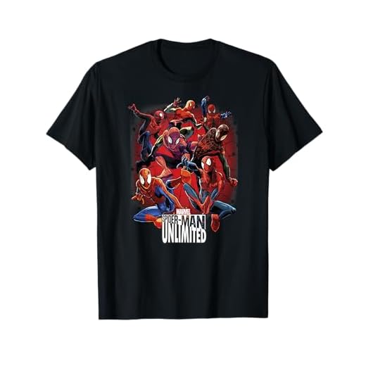 Marvel Spider-Man Unlimited Group Shot Camiseta