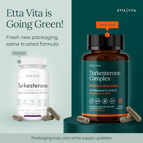 Image of Turkesterone Supplement 500mg for Men & Women, Muscle Growth & Gym Support