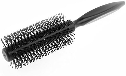Ruilogod Plastic Triangle Handle Lady Radial Curly Hair Roll Brush 21cm Black (id: 215 786 479 87e db3 image 3
