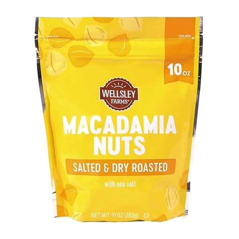 Wellsley Farms Salted Dry Roasted Macadamia Nuts Cover