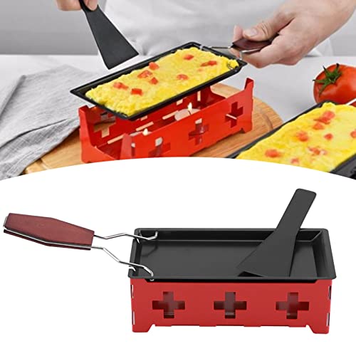 Elgnaura Mini Raclette Conjunto con estufa, raclette de queso no, queso, ideal Raclette Table Grill para el disfrute de la cocina en el hogar