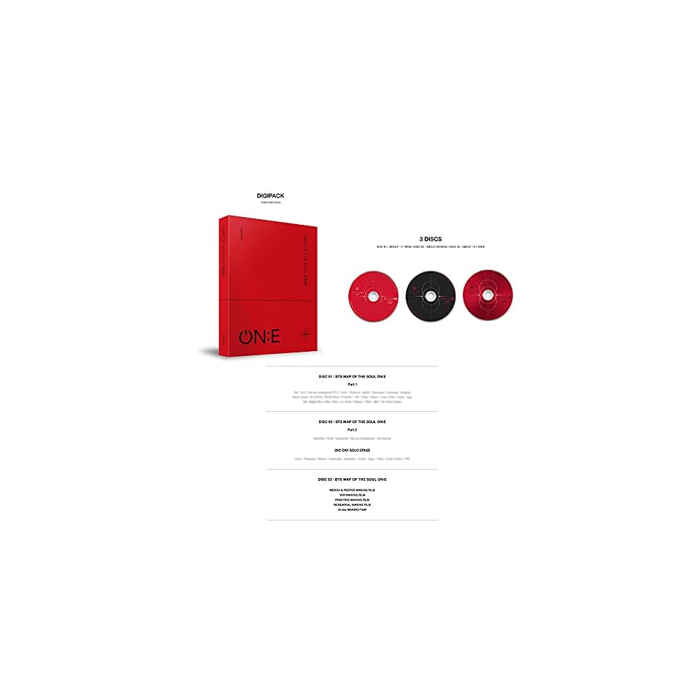 WEVERSE] Bangtan Boys BTS MAP OF THE SOUL ONE (DVD) India | Ubuy