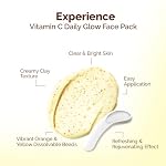 Mamaearth Vitamin C & Kaolin Clay Facial Mask | Enhances Skin Tone & Helps Reduce Spots | Firms, Soothes & Gives Glowing Skin | Face Pack for Skin Illumination | 3.53 Oz/100 g - Image 4