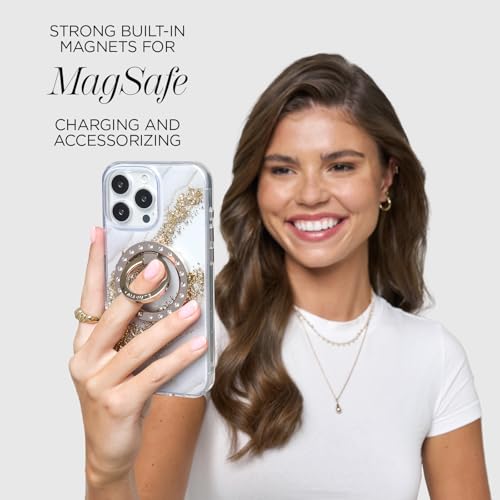 Case-Mate iPhone 16 Pro Case [Compatible with MagSafe] - Stylish Marble Phone Case with 12ft Drop Protection - Premium Magnetic Cover for iPhone 16 Pro - Karat Granite - image 5