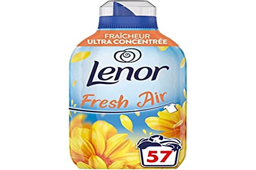 Lenor Fresh Air - Suavizante de telas con 57 lavados, rayos solares, frescura ultraconcentrada, botella reciclada