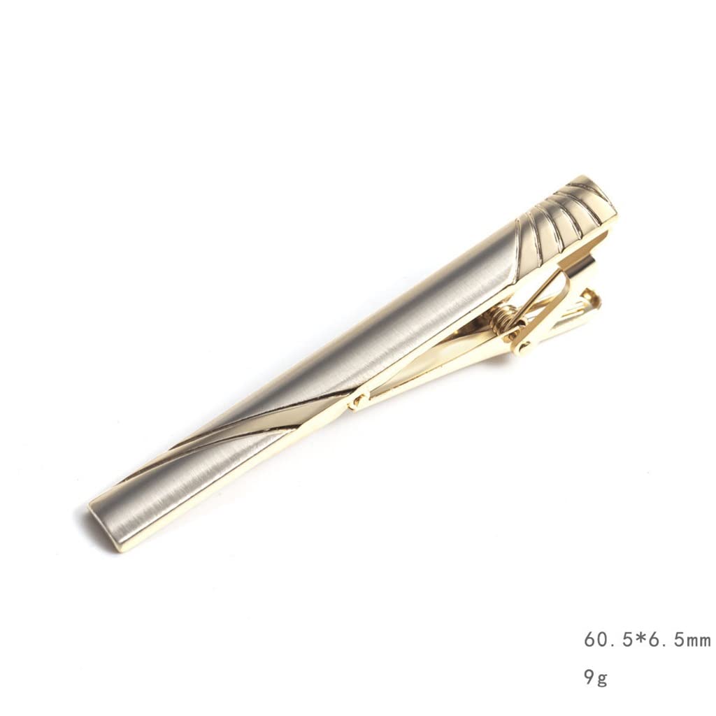 RWRAPS Französische Manschettenknöpfe für Herren, Krawattennadeln für Schmuck, Manschettenknöpfe, Knopf, Krawattennadel für Herren, Manschettenknöpfe, Krawattenklammer-Set (zufällig 1)