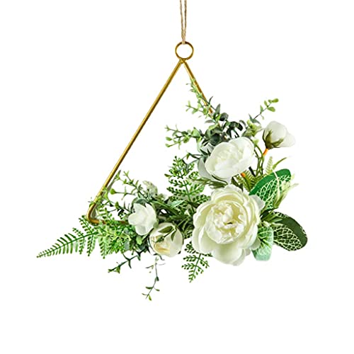 Guirlande de cerceaux suspendus YZCIS avec fleurs artificielles