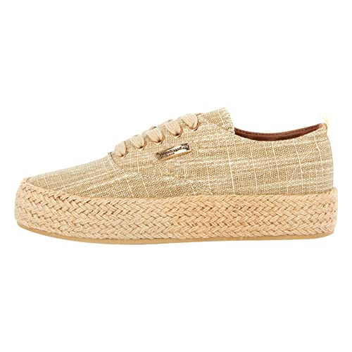 Les Tropéziennes par M. Belarbi Femme Mafalda Basket, Beige, 38 EU