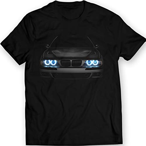 E39 M5 540 Bimmer Faros Luminosos S62 V8 Motor Ojos de Angel (XXL, Negro)