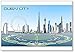 Calamita per frigorifero con illustrazione di Dubai City