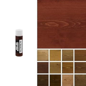 Littlefair's Wood Stain Water-Based - (Very Red Mahogany) – Non-Toxic, Eco-Friendly & Quick Drying - Easy-to-Apply, Concentrated Formula for All Wood Types – 15ml Tester Pot