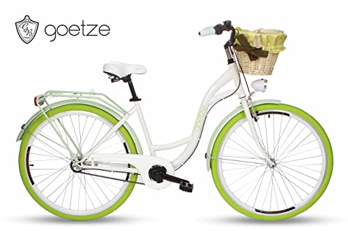 Goetze Style Vintage retro stadsfiets voor dames, Nederlandse fiets, 28 inch aluminium wielen, 3 versnellingen Shimano… - Afbeelding 7