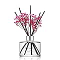 Cocod'or Preserved Real Flower Reed Diffuser, Lovely Peony Reed Diffuser, Reed Diffuser Set, Oil Diffuser & Reed Diffuser Sticks, Home Decor & Office Decor, Fragrance and Gifts, 6.7oz