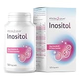 effective nature Inositol Kapseln 120 Stück - Myo & D-Chiro im Optimalen Verhältnis - Mit 400 µg Folsäure & 1,4 mg Vitamin B6 pro Tagesdosis - Vegan