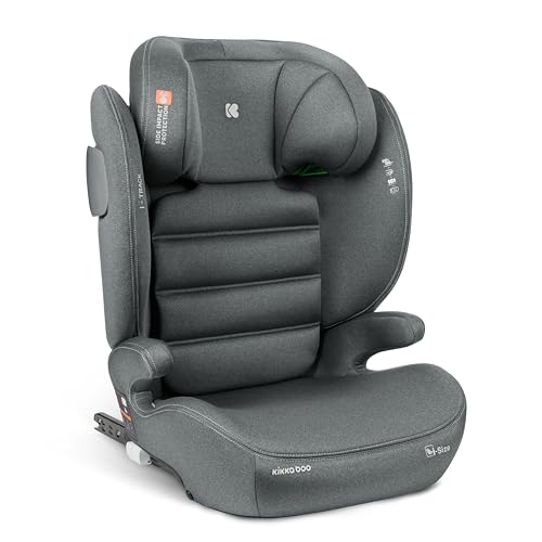 KikkaBoo Silla Coche Grupo 2-3 ISOFIX (15-36 kg) i-TRACK, Protección SPS Lateral, i-Size, 12...