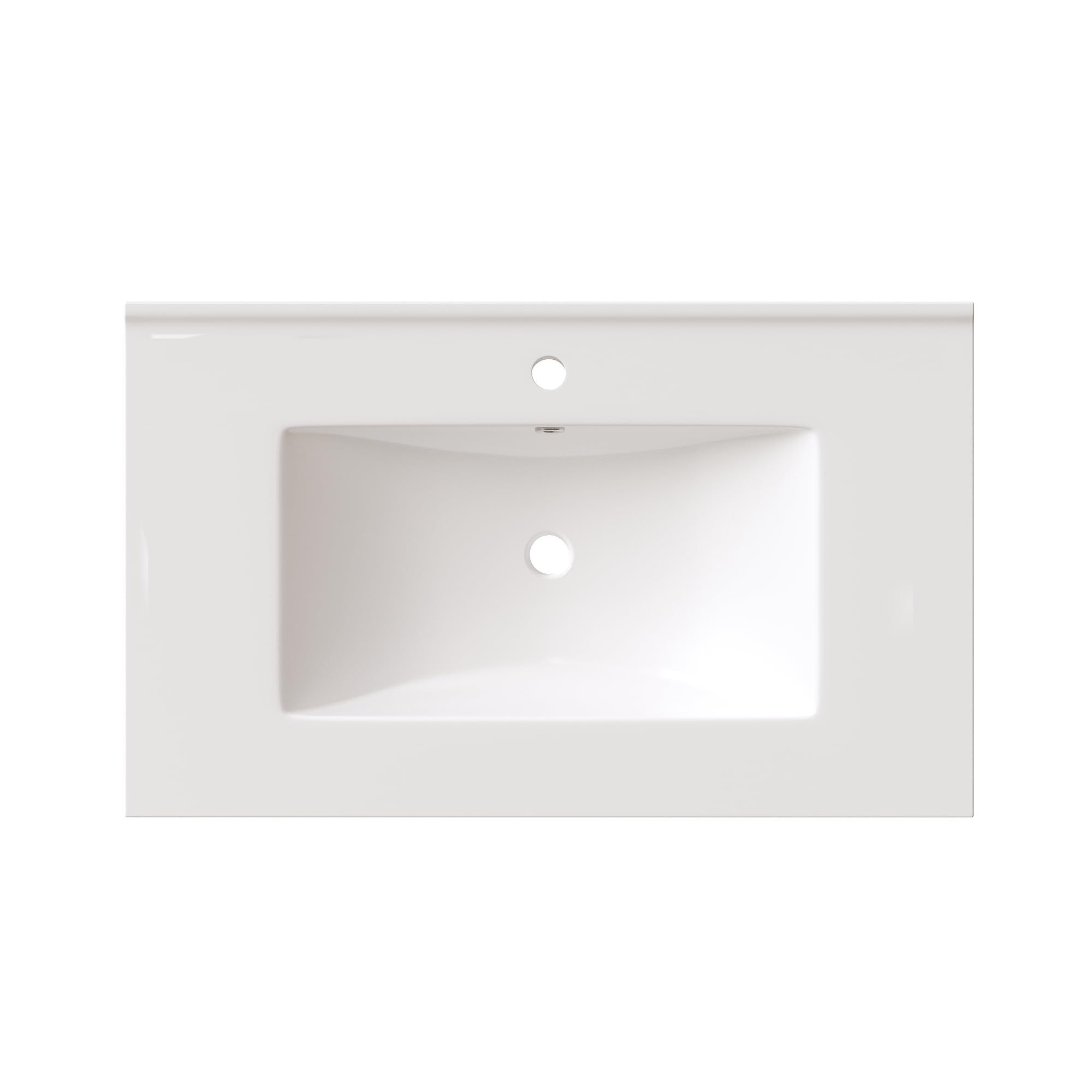 Mobile sottolavabo, 76,5 × 46,5 × 84,5 cm con 3 cassetti e ripiano laterale, armadio da bagno con molto spazio, cerniere e piscine in ceramica, colore: bianco