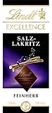 Lindt EXCELLENCE - Feinherbe Chocolade mit kostbarem Salz-Lakritz verfeinert