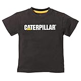 Caterpillar Baby Boys T-Shirt, Black, 12 Month