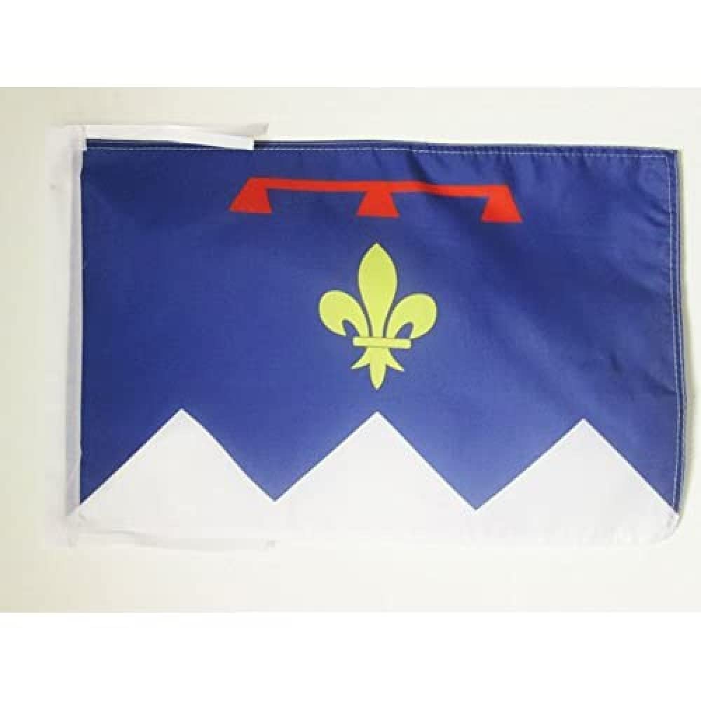AZ FLAG - French Department of Alpes-de-Haute-Provence Flag - 18'' x 12'' - 100% Polyester France Small Banner with Two Cords - Fade Resistant - Vivid Colors - 18x12 in - 45x30 Cm โ image 1
