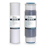 iFilters LWH-D Gen2/Version 2 OEM Replacement Filter Set - Whole House 2 Stage Sediment, Rust & CTO...