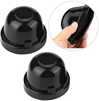 2 Pcs 70Mm Voiture Led Ampoule Phare Caoutchouc Étanche à La